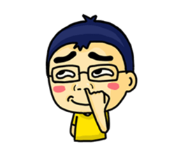 Tony likes to daydream sticker #2968355