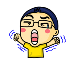 Tony likes to daydream sticker #2968356