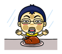 Tony likes to daydream sticker #2968367