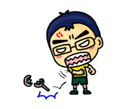 Tony likes to daydream sticker #2968372