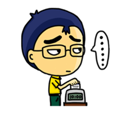 Tony likes to daydream sticker #2968376