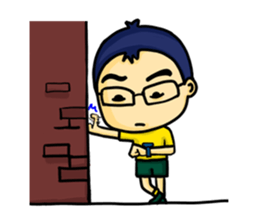 Tony likes to daydream sticker #2968385