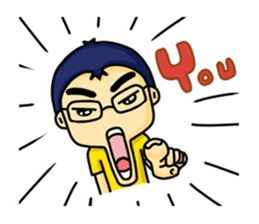 Tony likes to daydream sticker #2968386