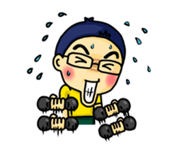 Tony likes to daydream sticker #2968389