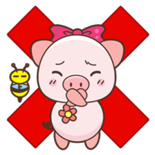Piyu the pig sticker #2968890