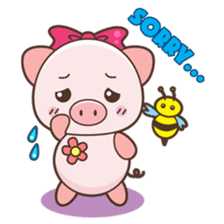 Piyu the pig sticker #2968909
