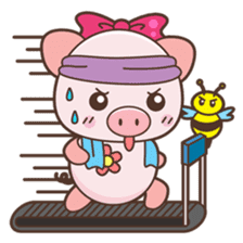 Piyu the pig sticker #2968912
