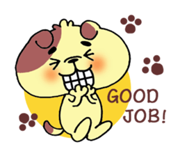 Sincerity dog. sticker #2970106