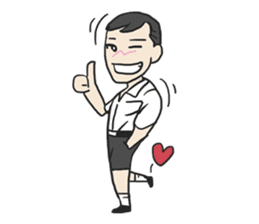 AsB - Thai School Comic V1 sticker #2970399