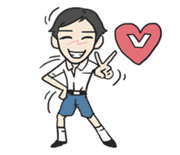 AsB - Thai School Comic V1 sticker #2970401