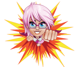 Superhero Girl sticker #2970835