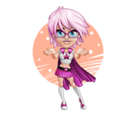 Superhero Girl sticker #2970837