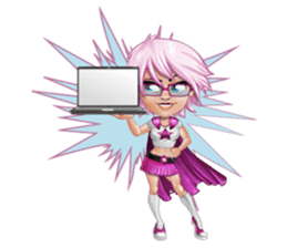Superhero Girl sticker #2970838