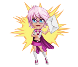 Superhero Girl sticker #2970839