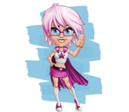 Superhero Girl sticker #2970841