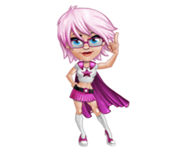 Superhero Girl sticker #2970845