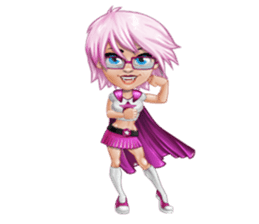 Superhero Girl sticker #2970847