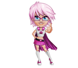 Superhero Girl sticker #2970848