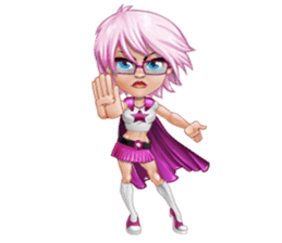 Superhero Girl sticker #2970851