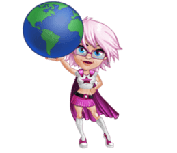 Superhero Girl sticker #2970852