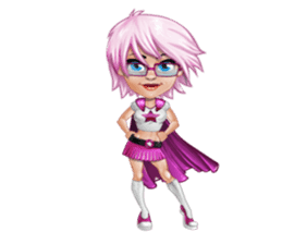 Superhero Girl sticker #2970853