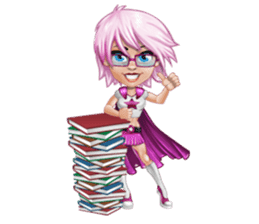 Superhero Girl sticker #2970854