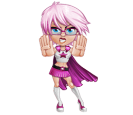 Superhero Girl sticker #2970855