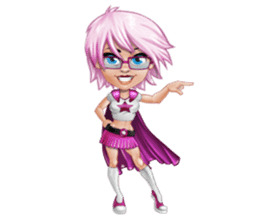 Superhero Girl sticker #2970856