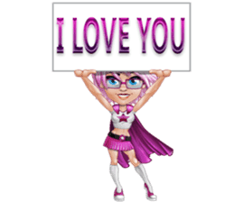 Superhero Girl sticker #2970857