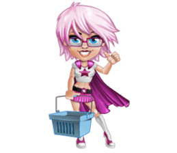 Superhero Girl sticker #2970859