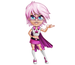 Superhero Girl sticker #2970860