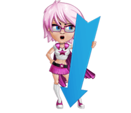 Superhero Girl sticker #2970862