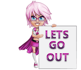 Superhero Girl sticker #2970863