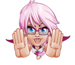 Superhero Girl sticker #2970865