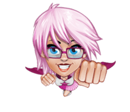 Superhero Girl sticker #2970867