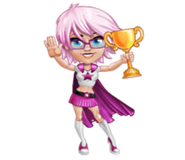 Superhero Girl sticker #2970868