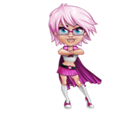 Superhero Girl sticker #2970871