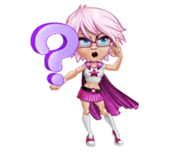 Superhero Girl sticker #2970873