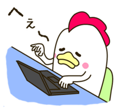 There is a chicken sticker sticker #2970960