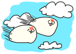 mochi  ~mochi is excited.~ sticker #2971043