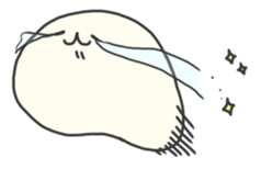 mochi  ~mochi is excited.~ sticker #2971065