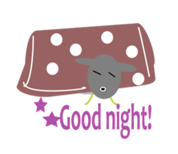 Chubby sheep sticker #2971126