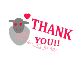 Chubby sheep sticker #2971144