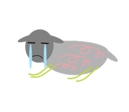 Chubby sheep sticker #2971154