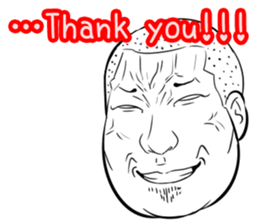 Funny face sticker(Man) vol.3 sticker #2971518