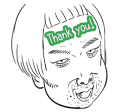 Funny face sticker(Man) vol.3 sticker #2971521