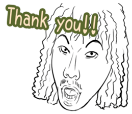 Funny face sticker(Man) vol.3 sticker #2971524