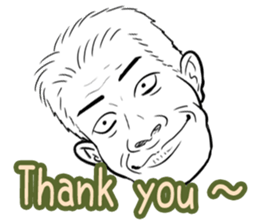 Funny face sticker(Man) vol.3 sticker #2971526