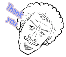 Funny face sticker(Man) vol.3 sticker #2971536