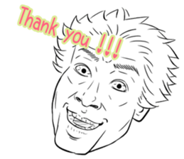 Funny face sticker(Man) vol.3 sticker #2971540